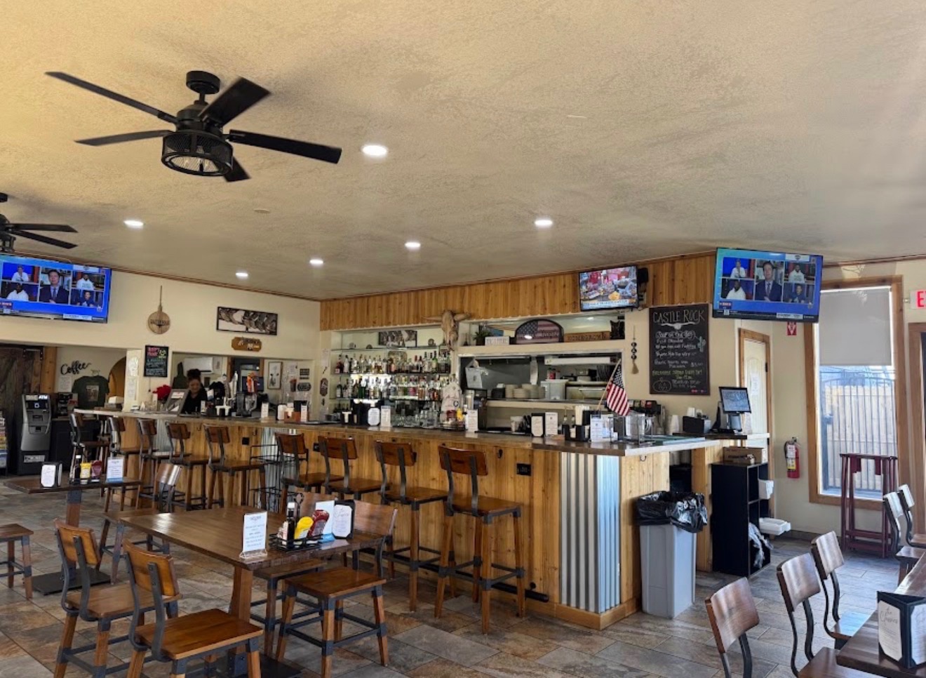 The full bar at Castle Rock in Golden Valley, Arizona